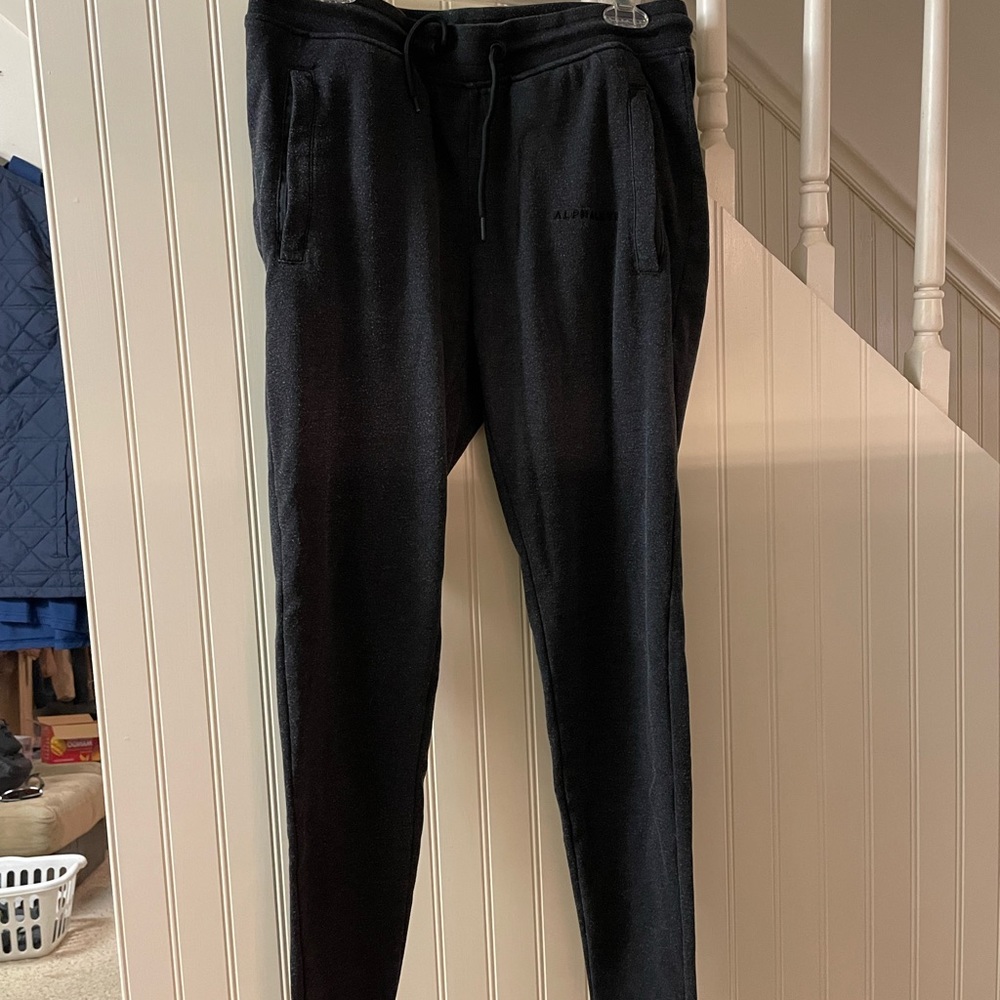 Dark grey alphalete joggers